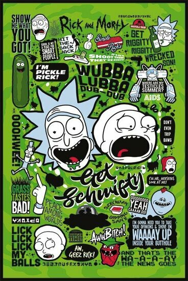 RICK &amp; MORTY - Poster 61X91 - Quotes