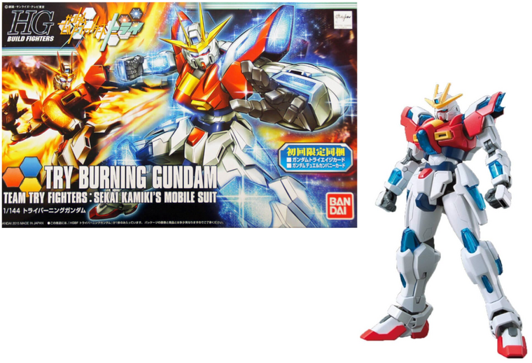GUNDAM - Model Kit - HG 1/144 - Try Burning Gundam - 13CM