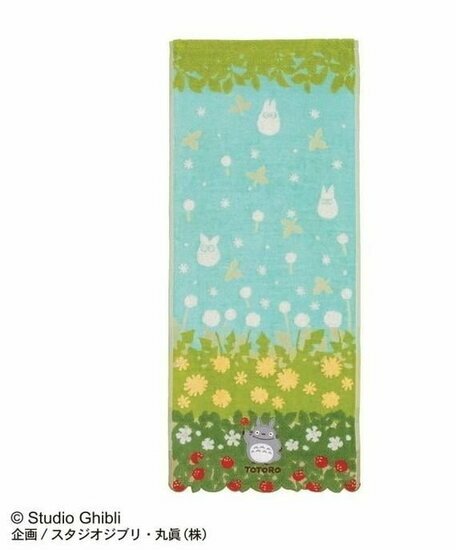 MY NEIGHBOR TOTORO - Totoro Flower &amp; Strawberry - Towel 34x80cm