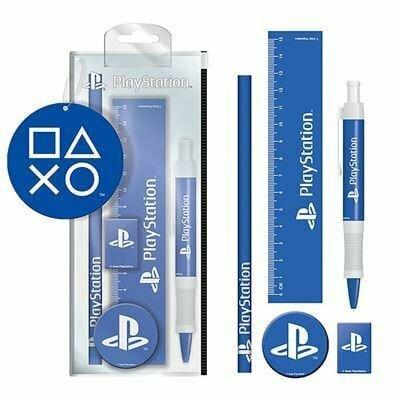 PLAYSTATION - Classic White &amp; Blue - Stationery Set