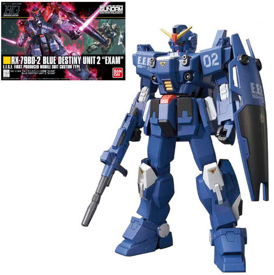 GUNDAM - HG RX-79BD-2 Blue Destiny Unit 2 &#039;EXAM&#039; 1/144 - Model Kit