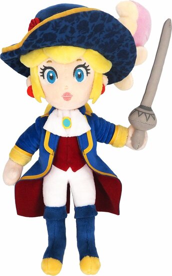 PRINCESS PEACH SHOW TIME - Peach Swordfighter - Plush 26cm