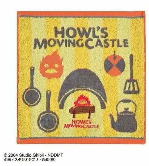 HOWL&#039;S MOVING CASTLE - Calcifer - Mini Towel Imabari 34x36cm
