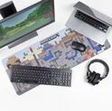 Minecraft World Bureau Mat