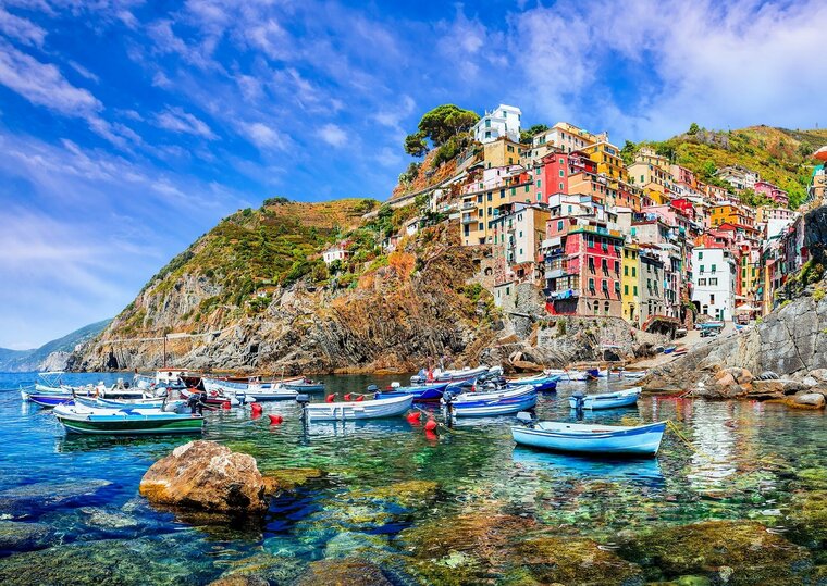 Riomaggiore, Cinque Terre, Italy  Puzzel 1000 Stukjes