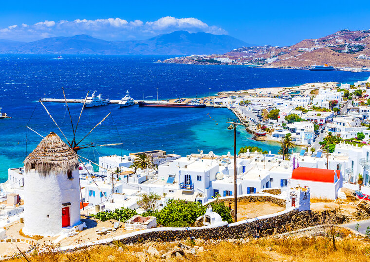  Mykonos Island, Greece Puzzel 1000 stukjes
