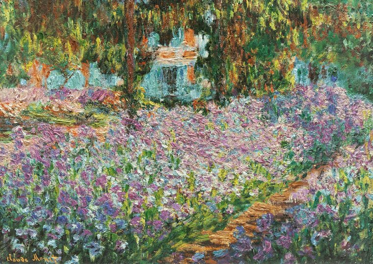 Claude Monet: The Artist&#039;s Garden at Giverny  Puzzel 1000 Stukjes