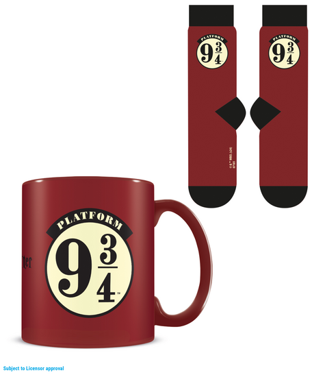 HARRY POTTER - Platform 9 3/4 - Mug 315ml and Socks 41-45