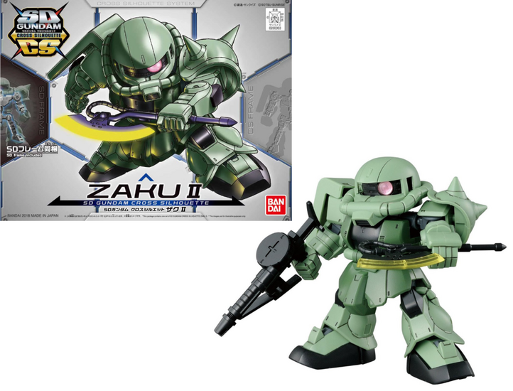 GUNDAM - SD Gundam Cross Silhouette Zaku 2 - 8cm