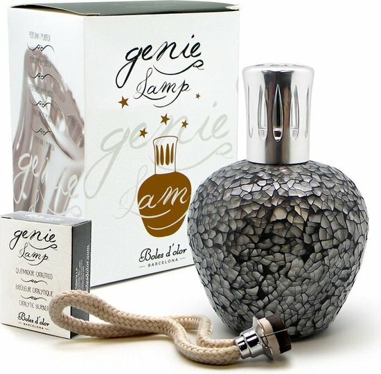 Boles d&#039;olor - Genie Geurlamp - Elipse Mosaic - Zwart