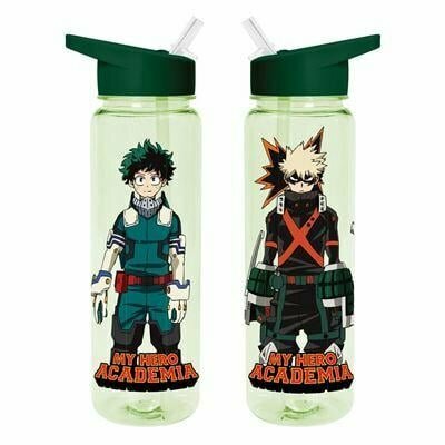 MY HERO ACADEMIA - Izuku &amp; Bakugo - Water Bottle Plastic