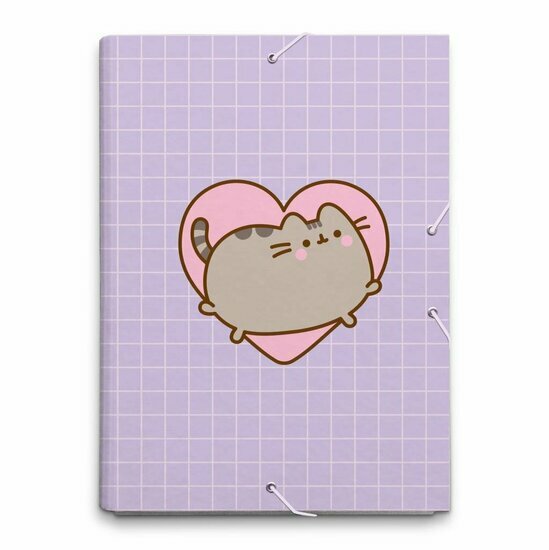 PUSHEEN - Love - A4 Premium Binder with Flaps &amp; Elastic Band