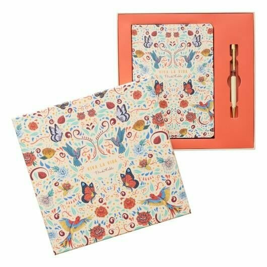 FRIDA KAHLO - Viva La Vida - Gift Box A5 Premium Notebook + Pen