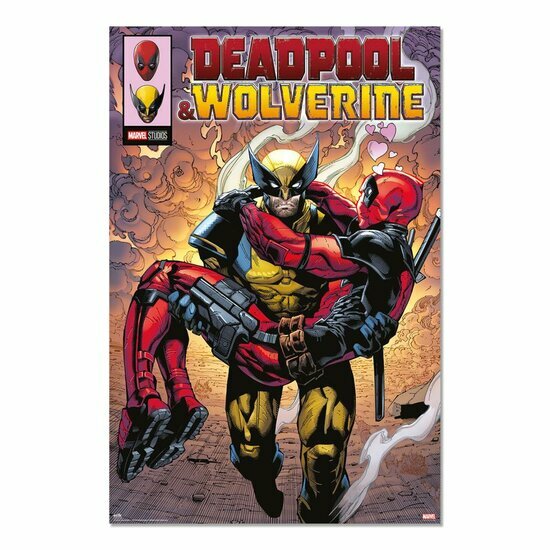 DEADPOOL &amp; WOLVERINE - Love - Poster 61 x 91cm