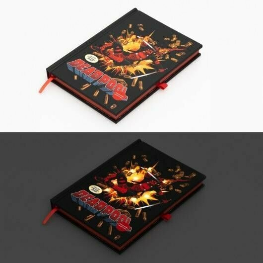 DEADPOOL - Light-Up Notebook - Size A5