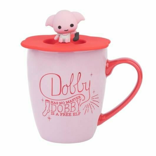 HARRY POTTER - Dobby - Mug 350ml + Silicon Lid with 3D Figure