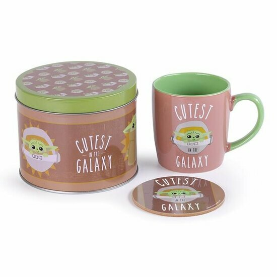STAR WARS - Cutsest in the Galaxy - Mug &amp; coaster in metal tin