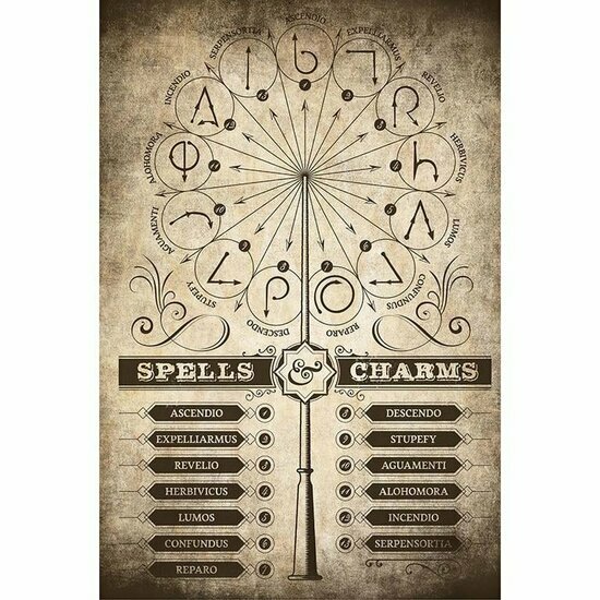 HARRY POTTER - Spells &amp; Charms - Poster 61 x 91cm