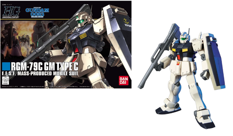 GUNDAM - HGUC RGM-79C GM Type C 1/144 - Model Kit
