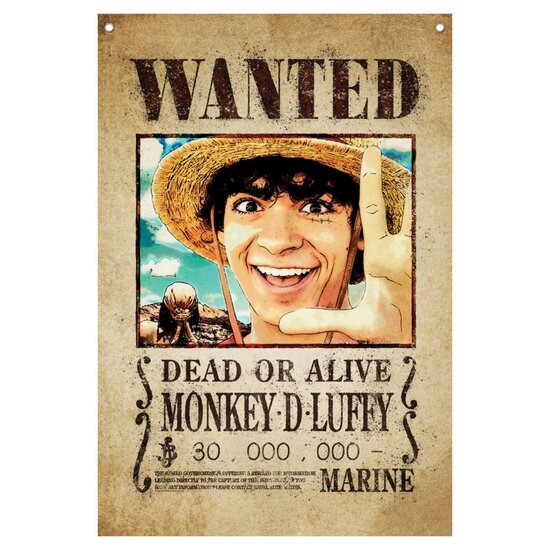 ONE PIECE NETFLIX - Wanted - Wall Banner &#039;125 x 85 cm&#039;