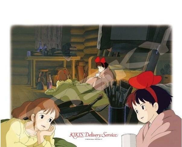 KIKI&#039;S DELIVERY SERVICE - Kiki &amp; Ursula at Ursula&#039;s Hut - Puzzle 500P