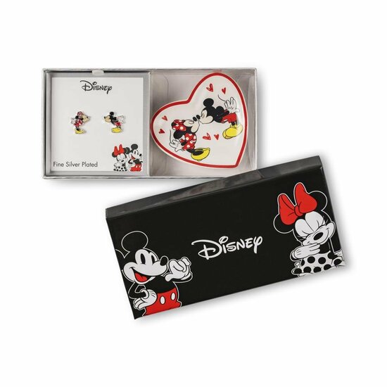 MICKEY &amp; MINNIE - Gift Box - Earrings + Trinket Tray