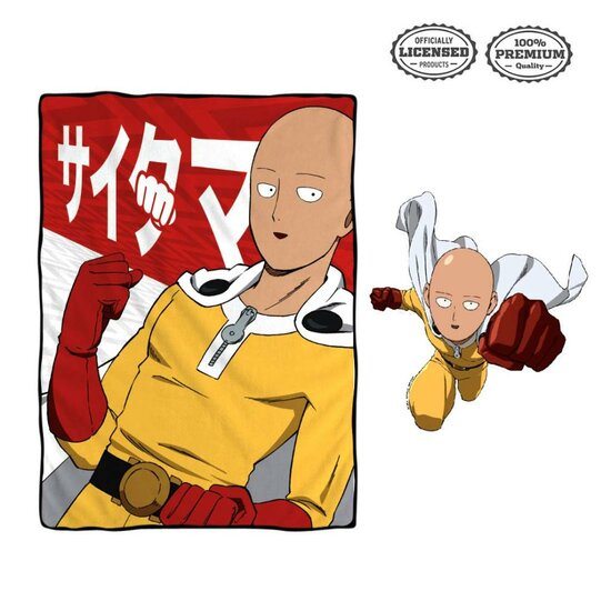 ONE PUNCH MAN - Saitama - deken 114x152cm