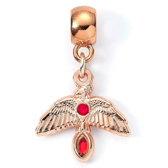 HARRY POTTER - Fawkes Rose Gold - Charm for Necklace &amp; Bracelet