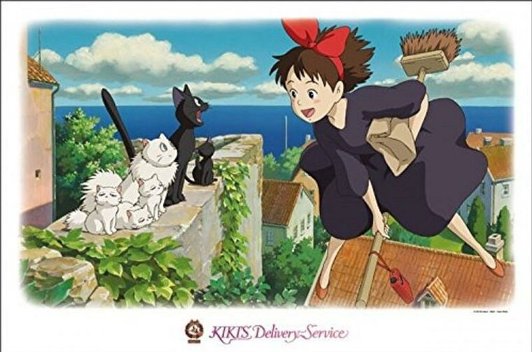 KIKI&#039;S DELIVERY SERVICE - Kiki and the cats - Puzzle 1000P