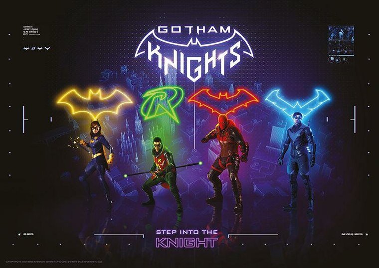 GOTHAM KNIGHTS - Into the Knight - Art Print - Edition Limit?e &#039;A3&#039;