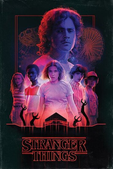 STRANGER THINGS - Horror - Poster 61x91cm