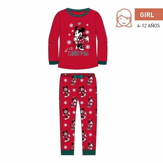 DISNEY - Mickey - Girl Jersey Long Pyjama - (6yo)