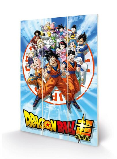 DRAGON BALL Z - Goku &amp; the Z Fighters - Wood Print 20x29.5
