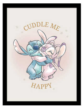LILO &amp; STITCH - Stitch Cuddle Me - Collector Print 30x40cm