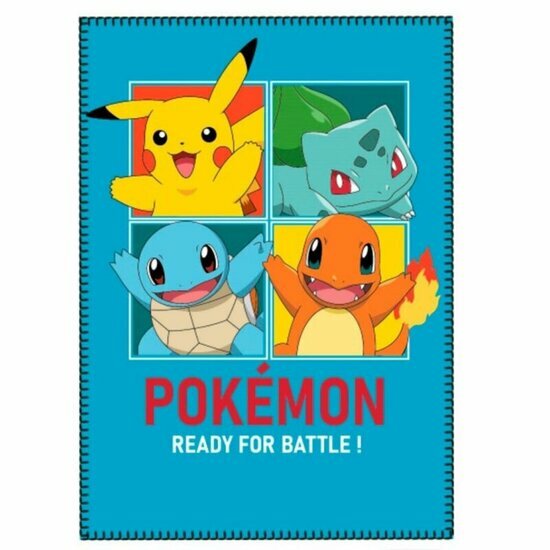 POKEMON - Ready For Battle - Polar Fleece 100x140cm