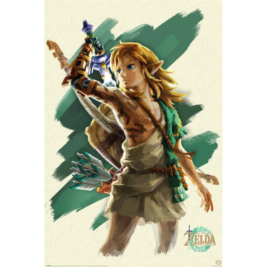TEARS OF THE KINGDOM - Link Unleashed - Poster 61 x 91cm