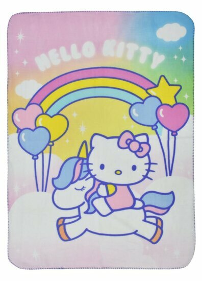 HELLO KITTY - Polar Plaid 100% Polyester &#039;100x140cm&#039;