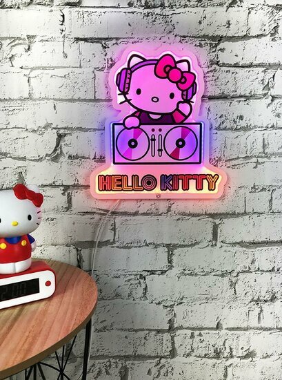 HELLO KITTY - DJ - Wall Light Led - 30 cm