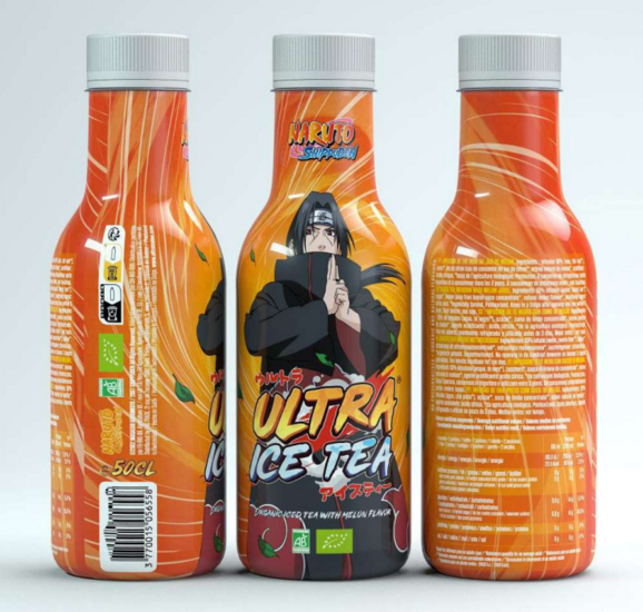NARUTO SHIPPUDEN - Ultra Ice Tea - Itachi - Bottle 50 Cl