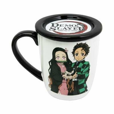 DEMON SLAYER - Tanjiro &amp; Nezuko - Mug with lid 414mL