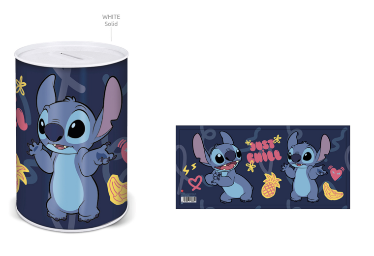 STITCH - Coin Bank - H 15 cm x D 10cm