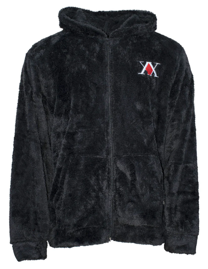 HUNTER X HUNTER - Logo - Men&#039;s Fluffy Zipper Hoodie (X/XL)