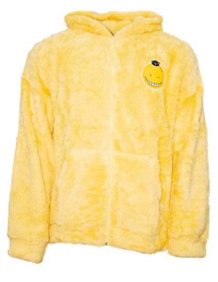 ASSASSINATION CLASSROOM - Logo - Men&#039;s Fluffy Zipper Hoodie (S/M)