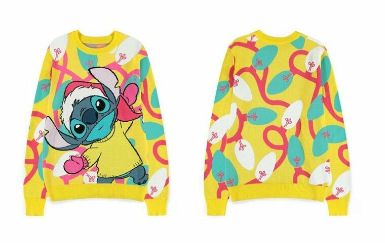 STITCH - Merry &amp; Bright - Christmas Jumper (M)