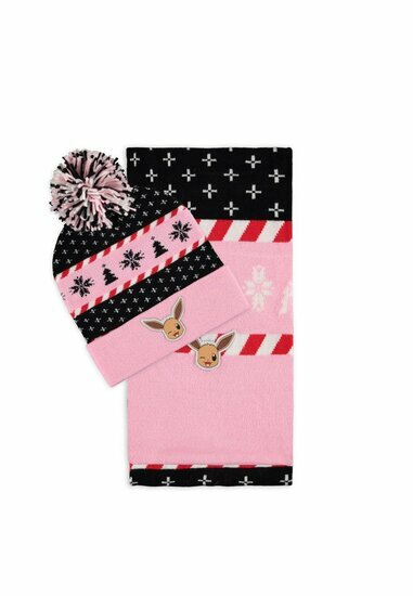 POKEMON - Eevee - Beanie &amp; Scraf Gift Set