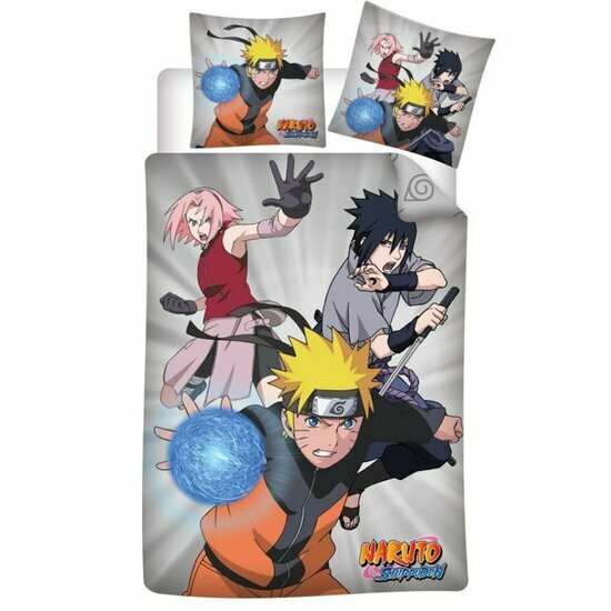 NARUTO SHIPPUDEN - Trio - Duvet Cover 140x200cm  - &#039;100% Polyester&#039;