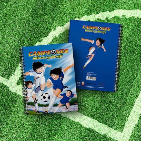 CAPTAIN TSUBASA - Tsubasa and Kojiro - Notebook &quot;18x22x2cm&quot;