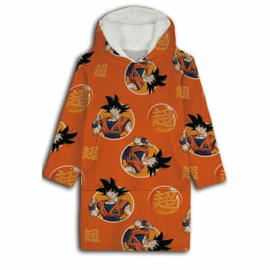 DRAGON BALL Z - Goku - Sweat Poncho - Adult Size