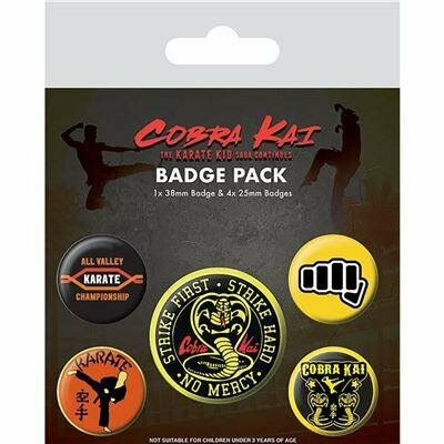 COBRA KAI - No Mercy - Pack 5 Badges