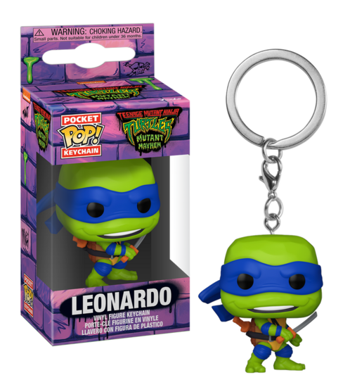 TEENAGE MUTANT NINJA TURTLES MAYHEM - Pocket Pop Keychains - Leonardo